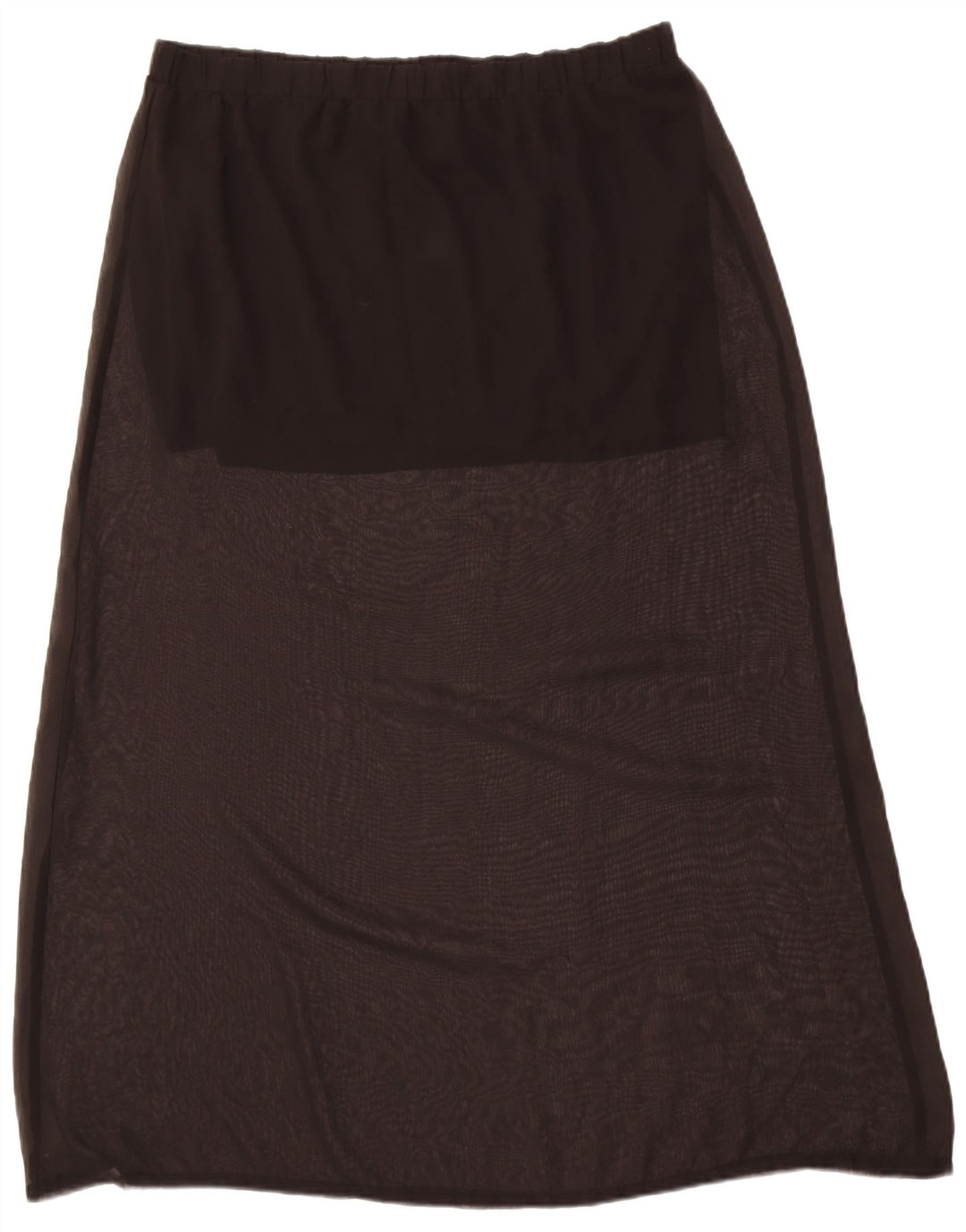Gonna a trapezio da donna Benetton grande W34 poliestere nero
