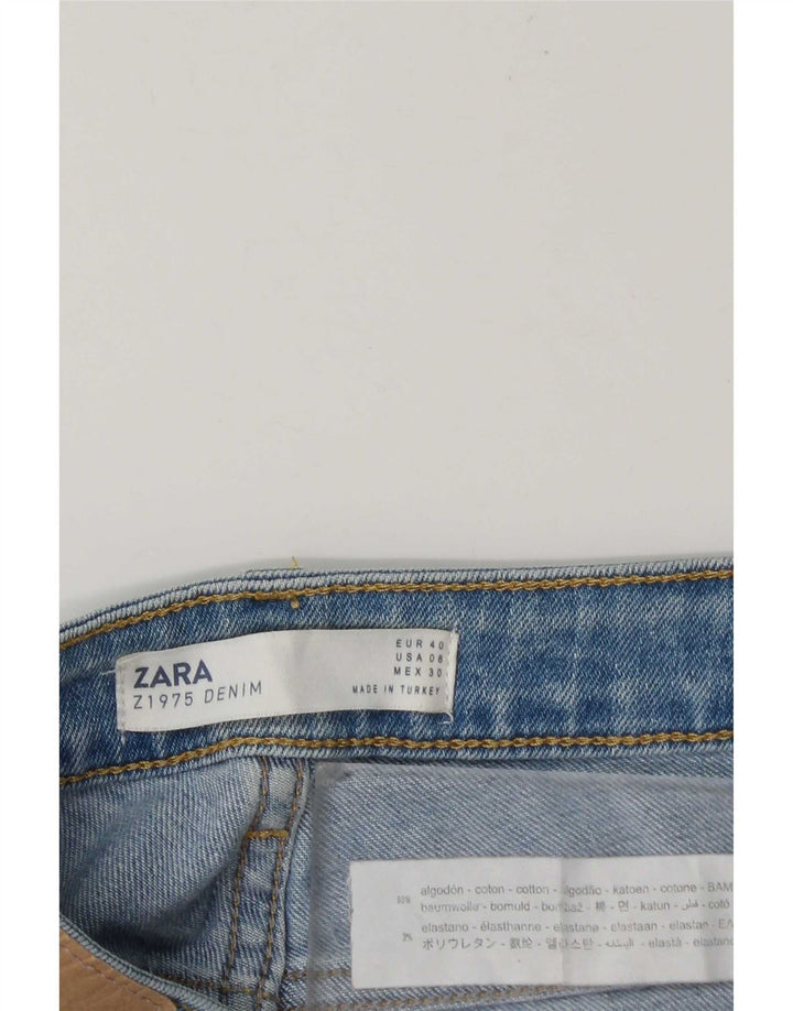 Jeans slim da donna Zara EU 40 medio W30 L29 cotone blu