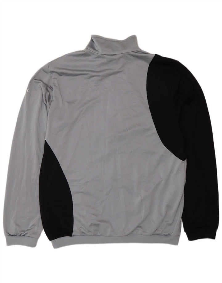 Giacca da tuta da uomo ADIDAS UK 46/48 XL Poliestere grigio