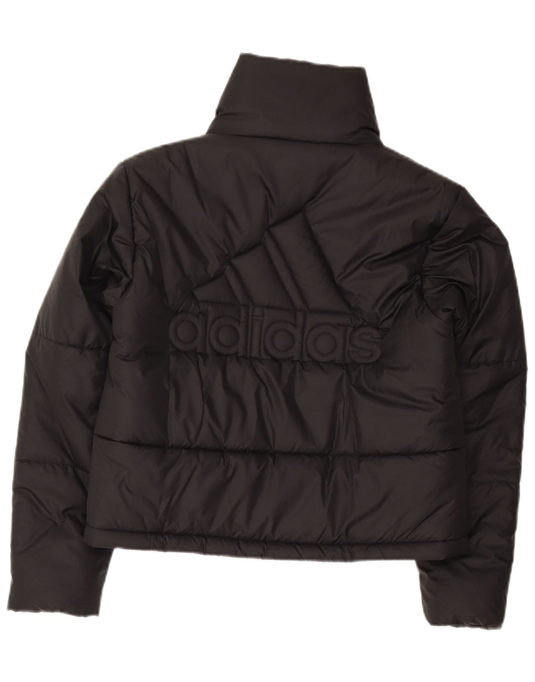 Giacca imbottita corta da donna Adidas UK 4/6 XS nera