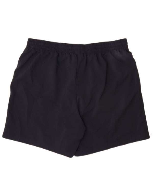 Pantaloncini sportivi da uomo Adidas 2XL poliestere blu navy