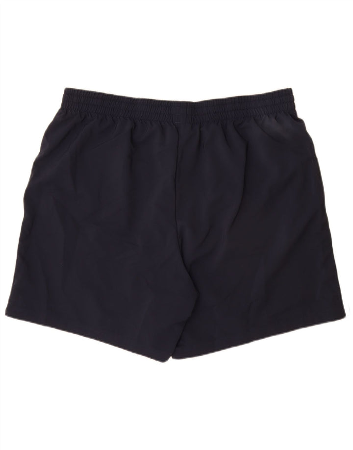 Pantaloncini sportivi da uomo Adidas 2XL poliestere blu navy