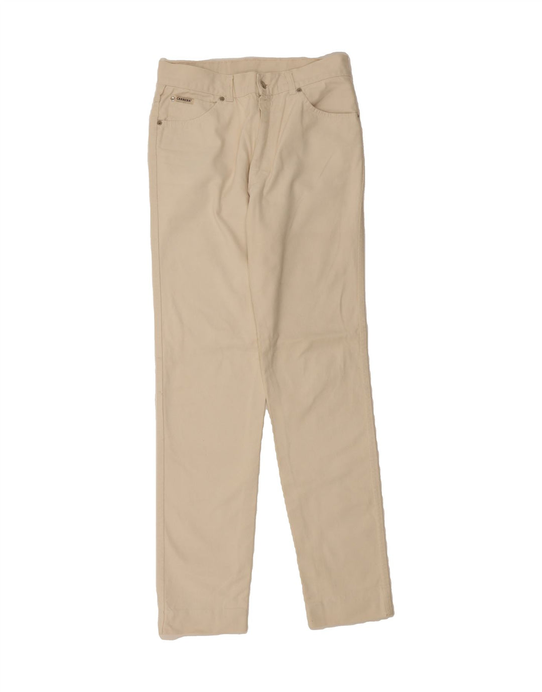 CARRERA Mens Slim Casual Trousers W30 L34 Beige Vintage Carrera and Second-Hand Carrera from Messina Hembry 