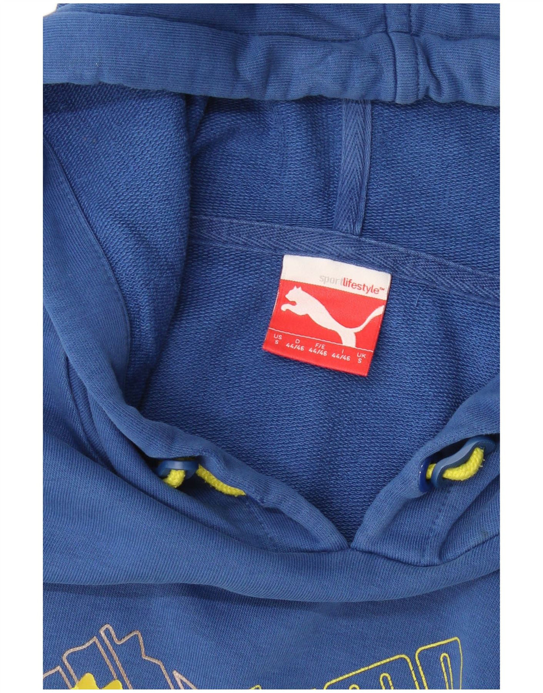 Felpa con cappuccio grafica PUMA da uomo piccola blu