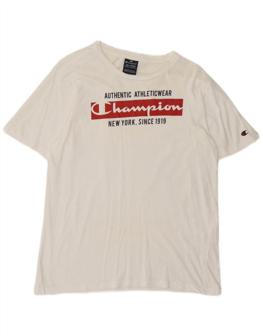 Maglietta grafica Champion da bambino, 15-16 anni, 2XL, bianca