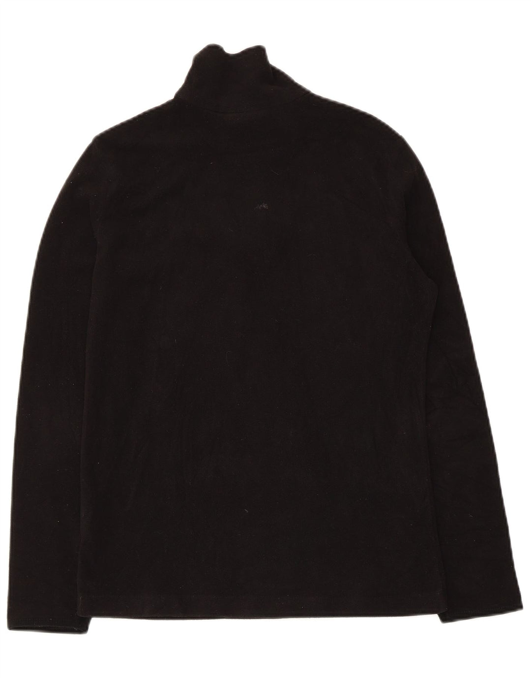 Maglione in pile da donna con collo con zip Lotto UK 10 piccolo poliestere nero