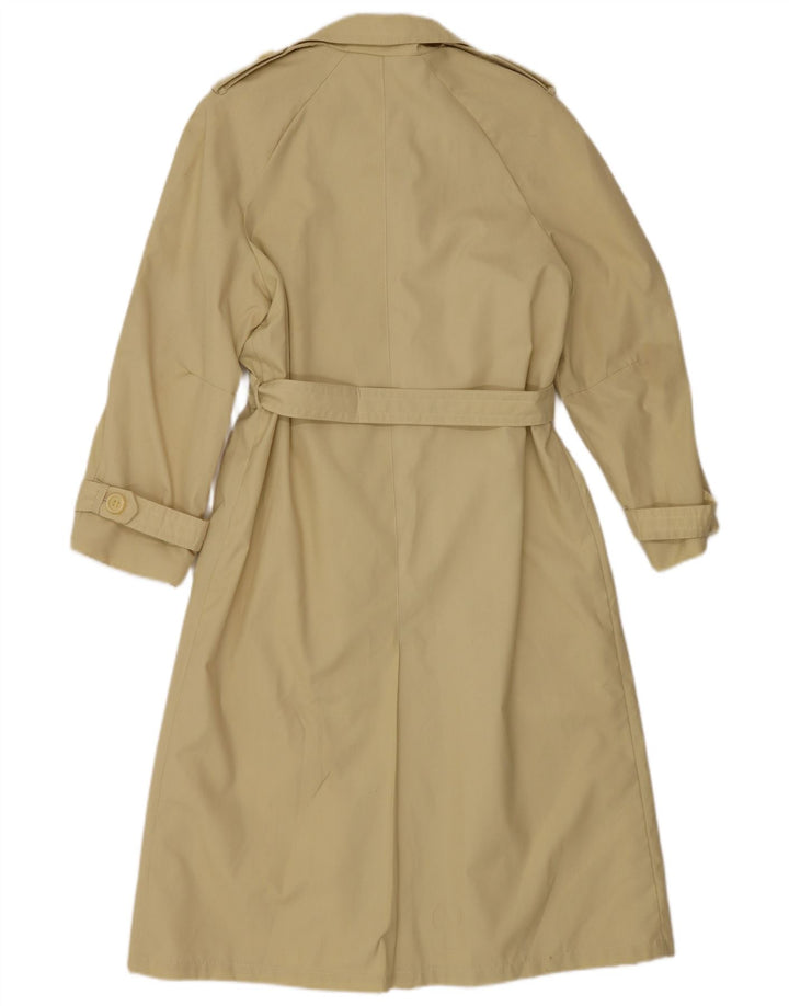 VINTAGE Womens Trench Coat UK 10 Small Green