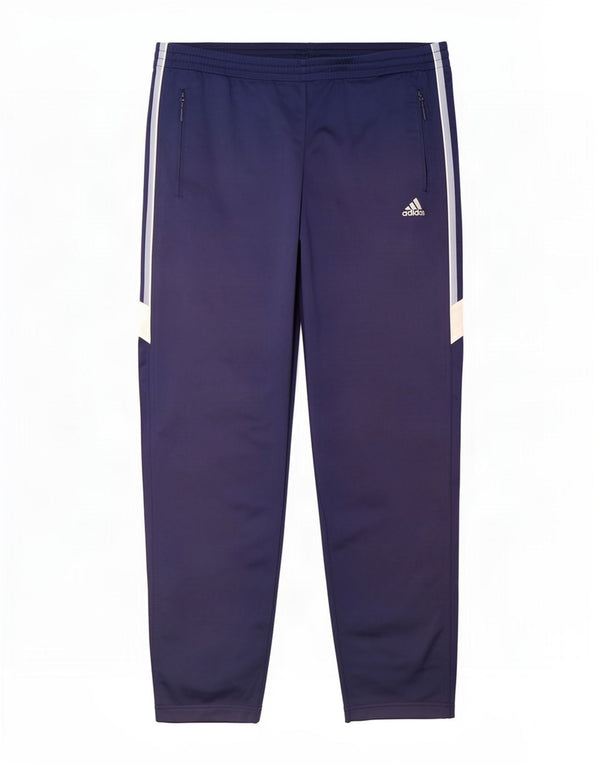 Adidas Mens Tracksuit Trousers UK 42/44 Large Navy Blue Colourblock