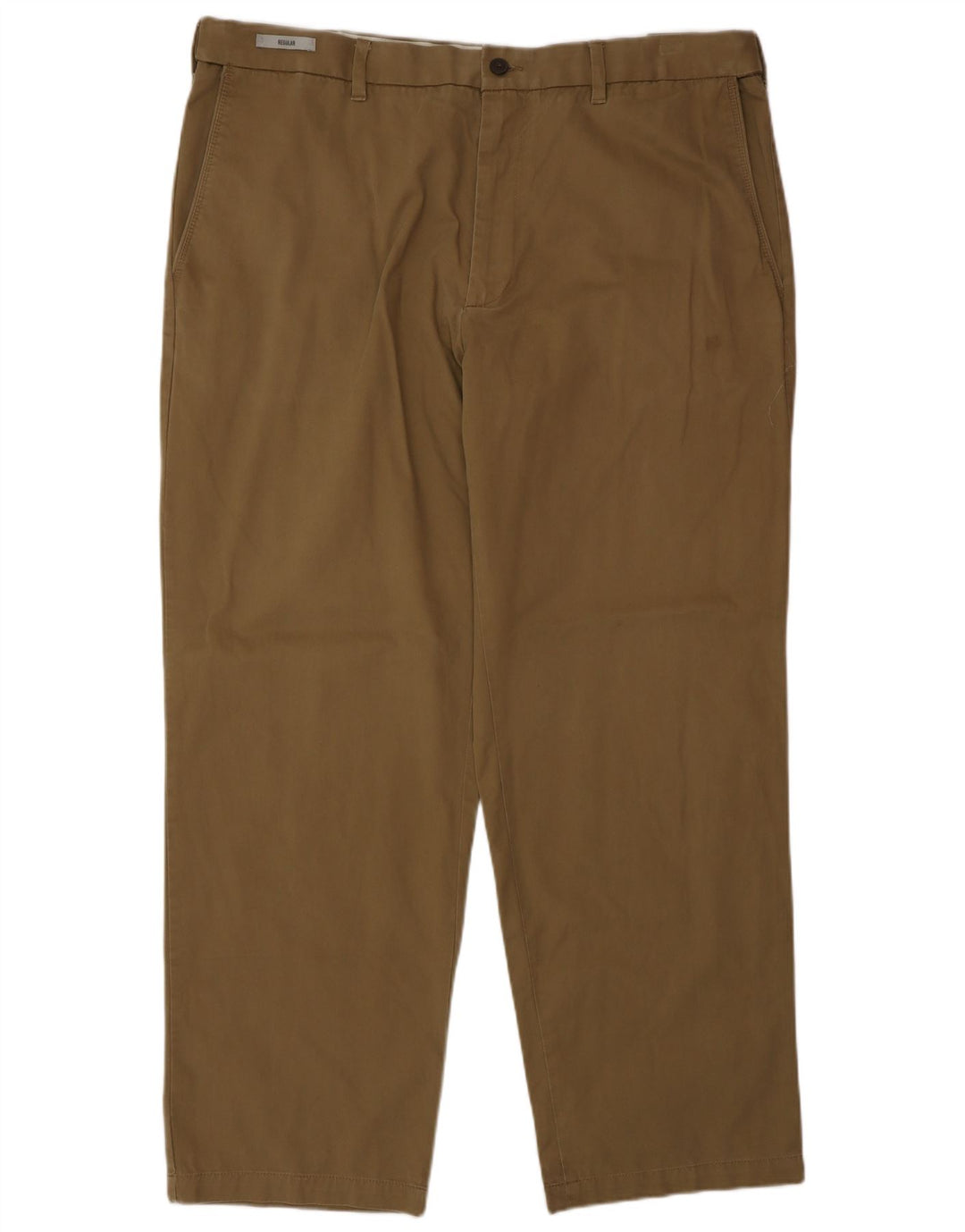 Pantaloni chino regolari da uomo Marks & Spencer W40 L31 cotone marrone