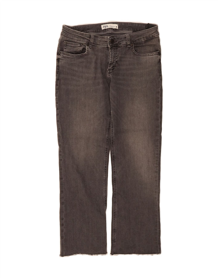 ZARA Womens Straight Jeans EU 38 Small W28 L26 Grey Cotton Vintage Zara and Second-Hand Zara from Messina Hembry 
