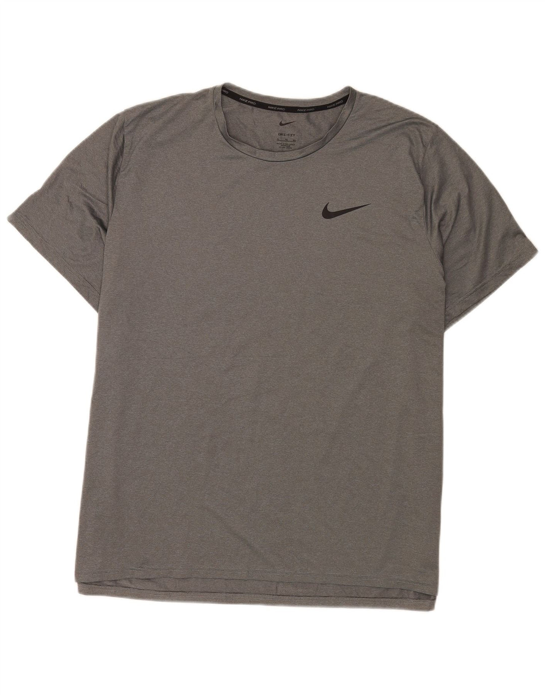 T-shirt Nike Dri Fit da uomo XL in poliestere chiazzato grigio