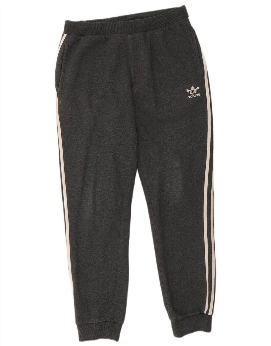 Pantaloni da tuta da uomo Adidas Joggers in cotone grigio medio