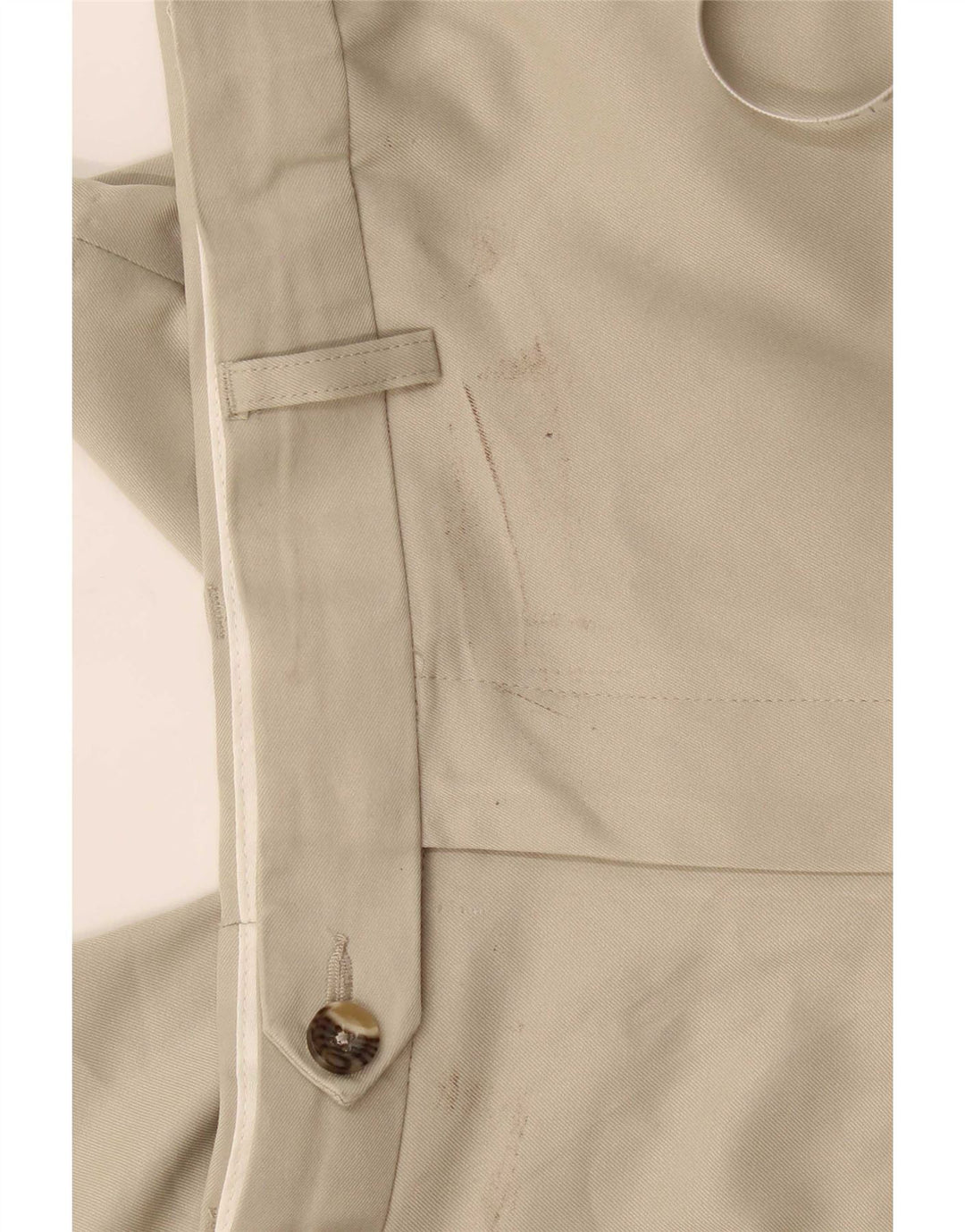 Pantaloni da abito vestibilità regolare Marks & Spencer da uomo W36 L29 Poliestere beige