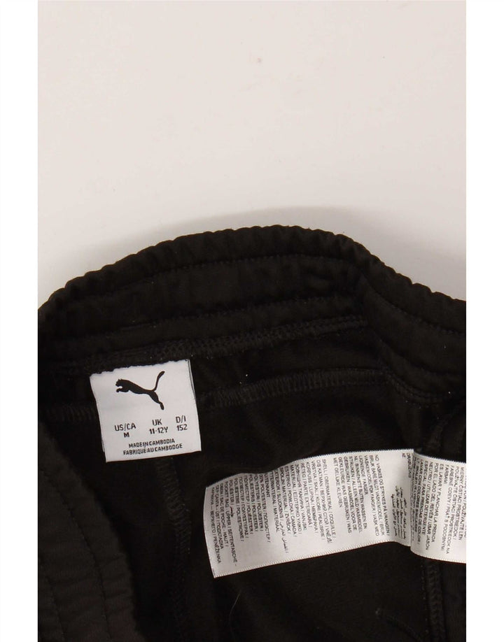 Pantaloni della tuta da ragazzo Puma 11-12 anni in poliestere nero