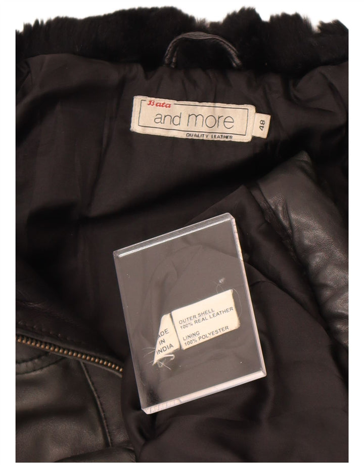 Giacca in pelle da donna Bata and More IT 48 XL Pelle grigia
