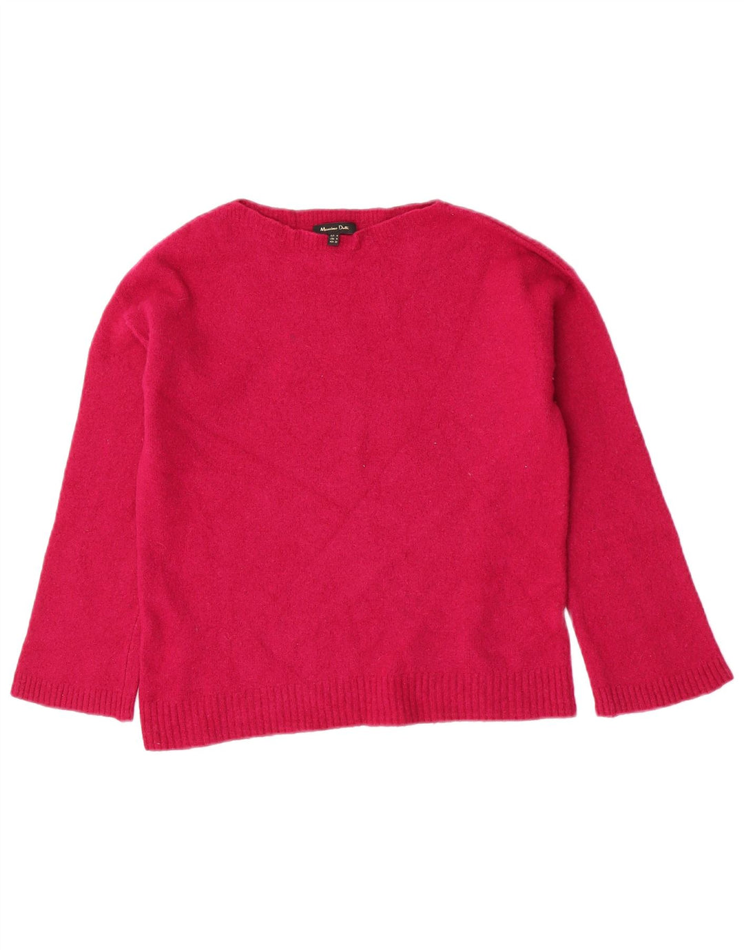 Massimo Dutti Maglione da donna con scollo a barchetta UK 12 Rosa medio