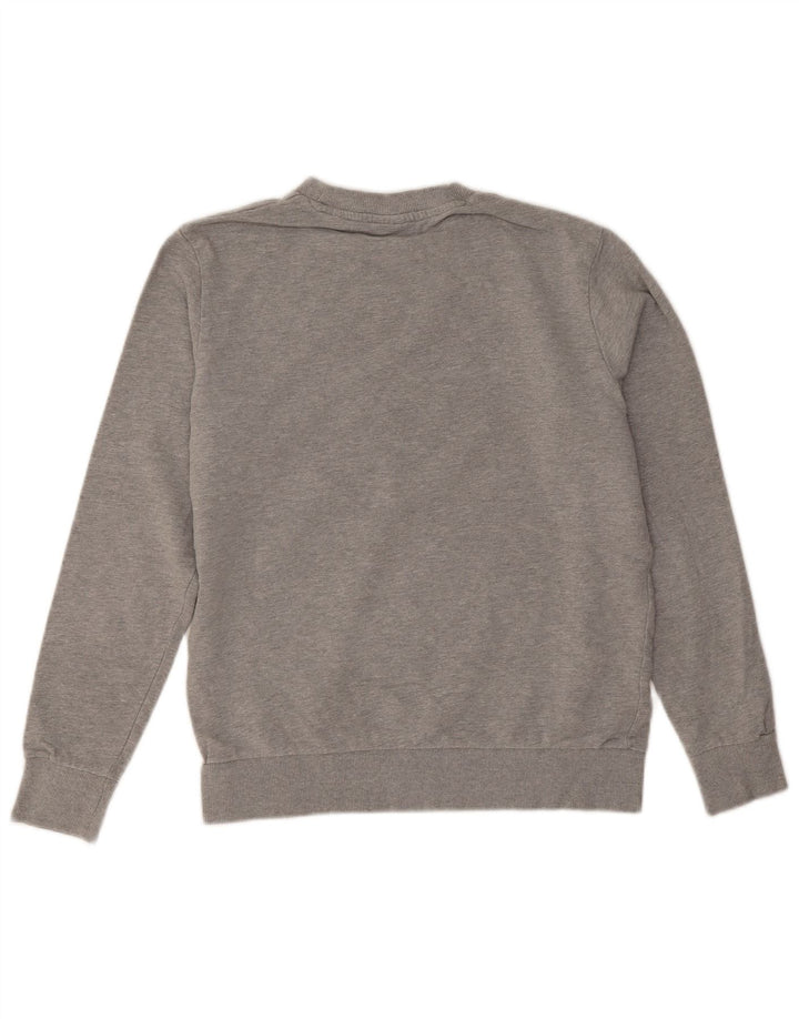 Felpa da uomo Jack & Jones in cotone grigio medio