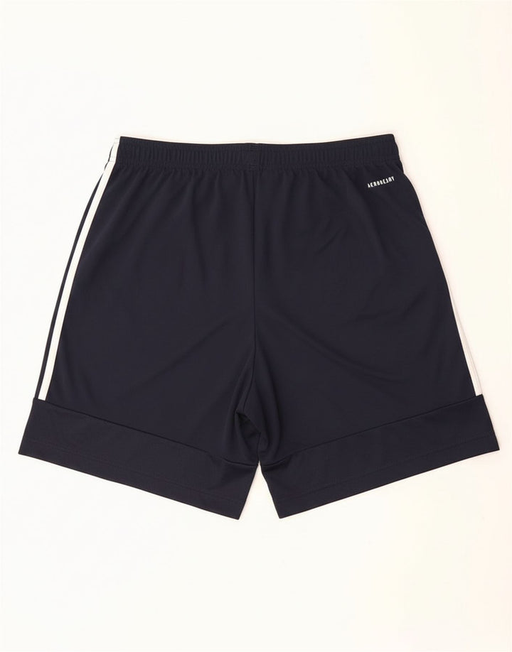 Pantaloncini sportivi Adidas Aeroready da uomo medi in poliestere blu navy