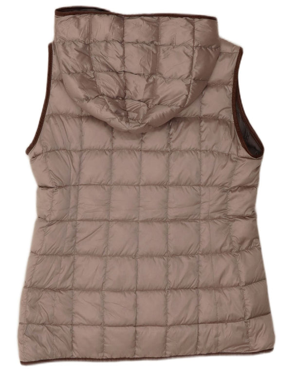 Gilet imbottito da donna Fay UK 16 grande poliestere beige