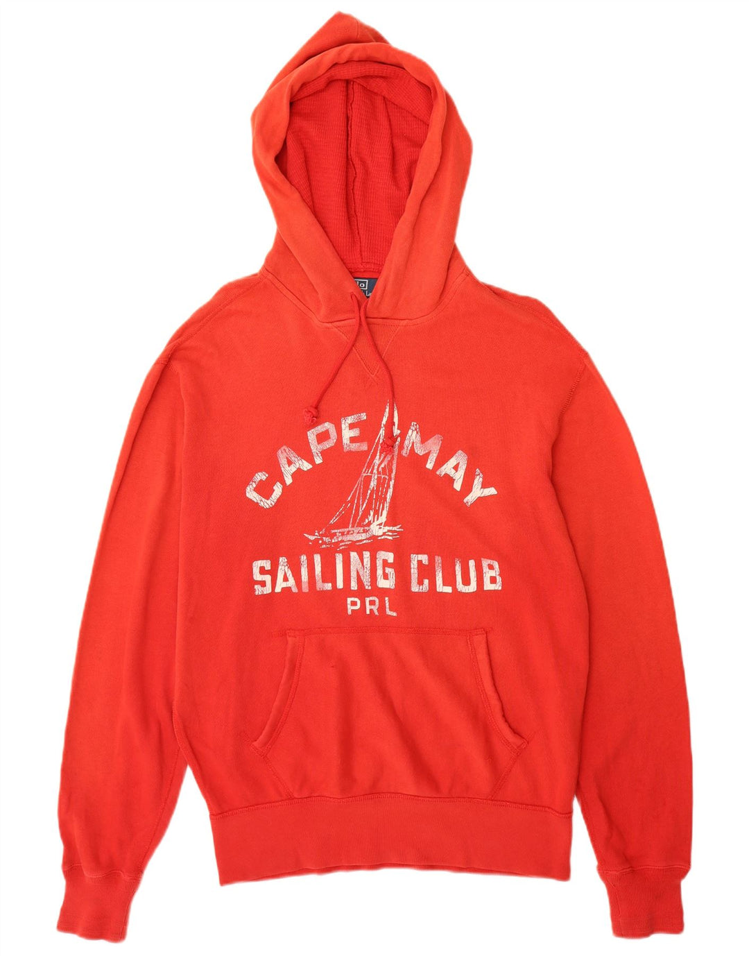 Polo Ralph Lauren Felpa con cappuccio grafica da uomo in cotone rosso medio