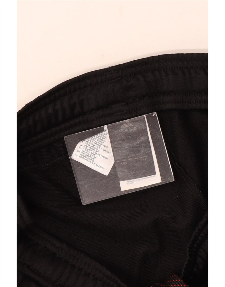 Pantaloni da tuta da uomo Adidas UK 38/40 Medium Nero Poliestere