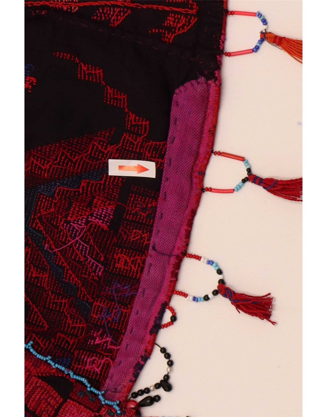 Gilet da donna vintage UK 14 Azteco geometrico multicolore medio