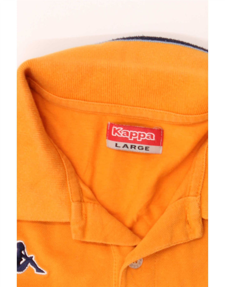 Polo Kappa Uomo Large Arancione