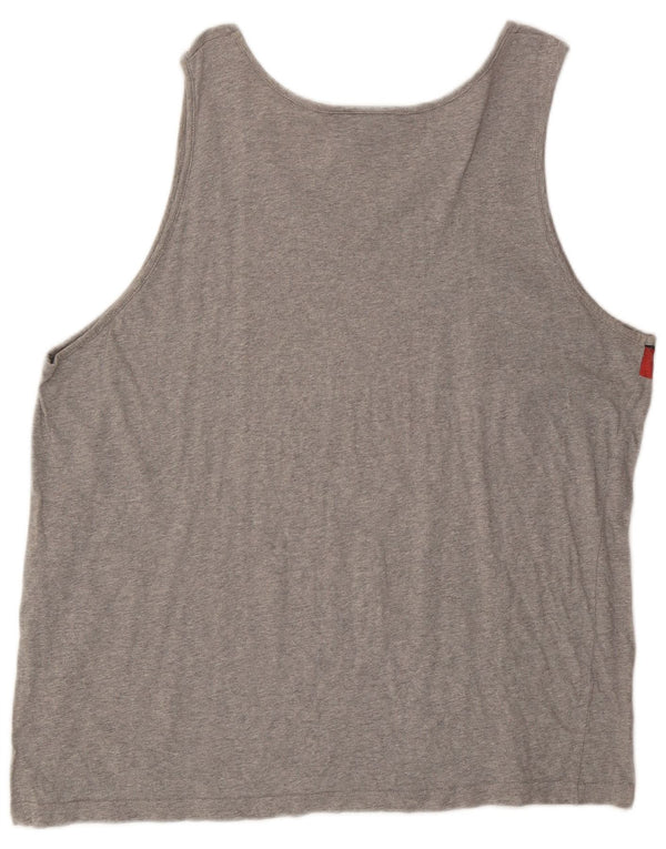 Canotta grafica da uomo ADIDAS 2XL grigio color block