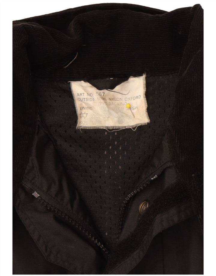 Giacca da moto Racer Utility da uomo a ruota libera UK 38 nylon nero medio