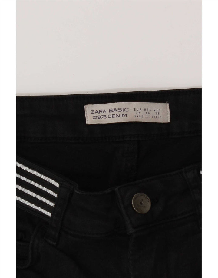 Jeans slim da donna Zara EU 38 piccoli W28 L27 neri