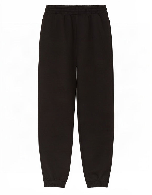 Pantaloni da tuta da donna Zara Joggers UK 14 Large Nero Poliestere