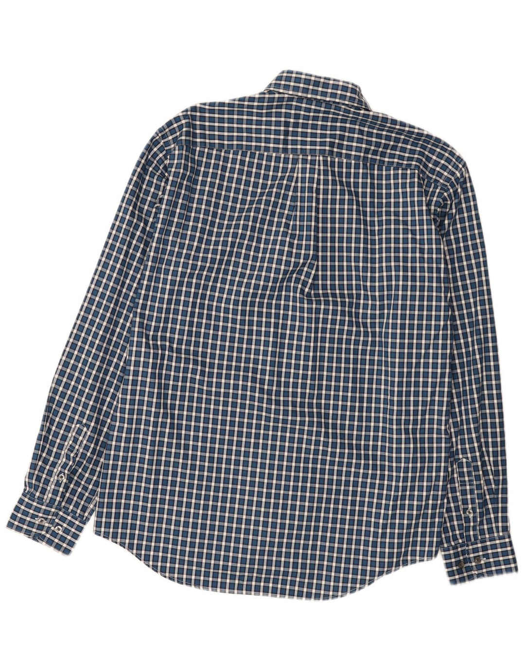 Camicia Lacoste da uomo vestibilità regolare taglia 42 grande cotone a quadri blu