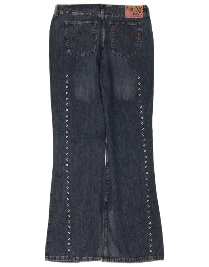 Jeans Quiksilver Roxy Flared da donna US 5 medio W30 L32 cotone blu