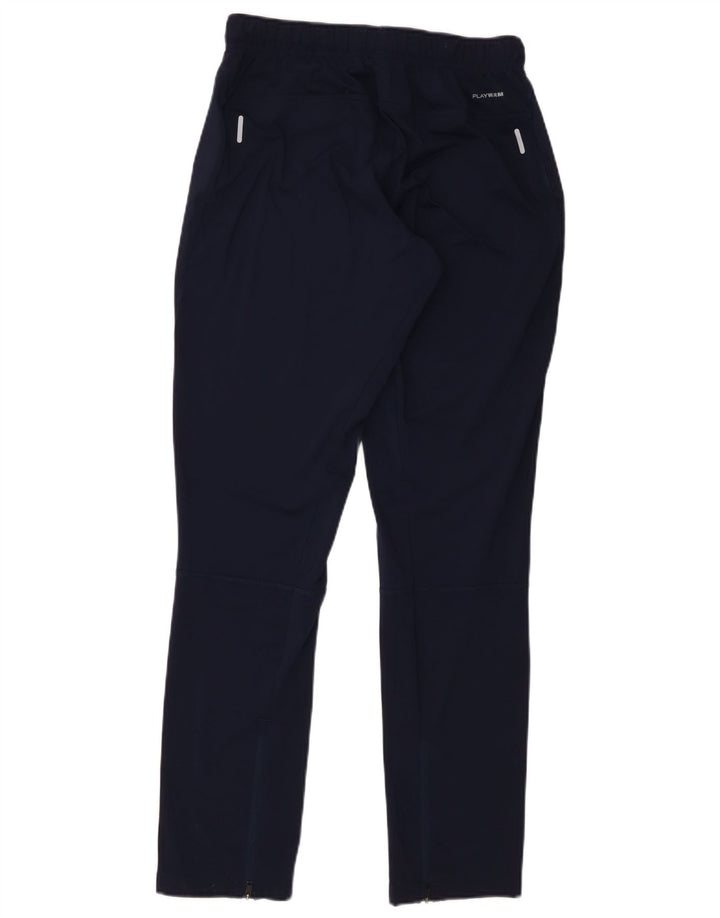 Pantaloni da tuta da uomo Reebok Small in poliestere blu navy