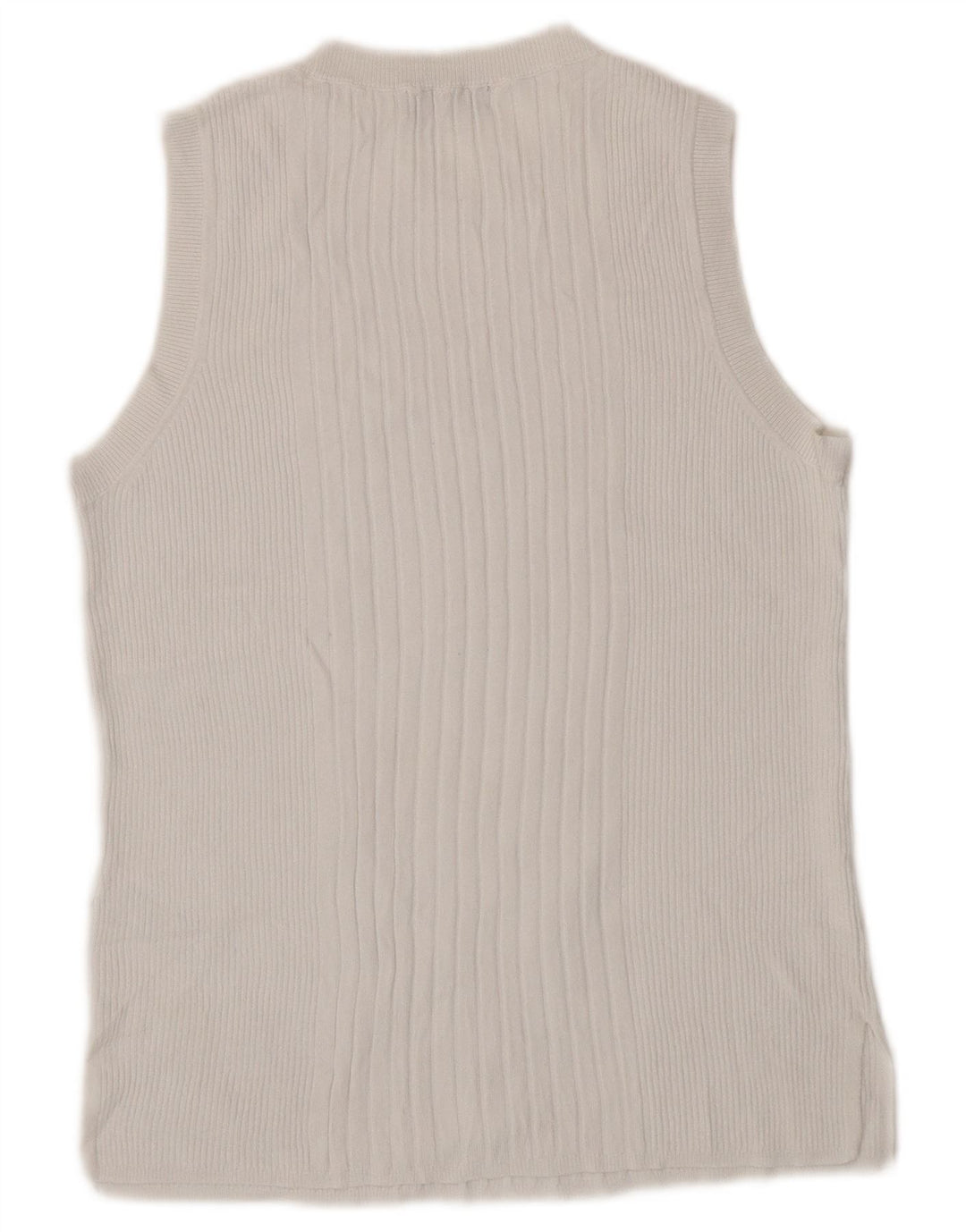Canotta da donna Marks & Spencer UK 14 grande in viscosa bianca