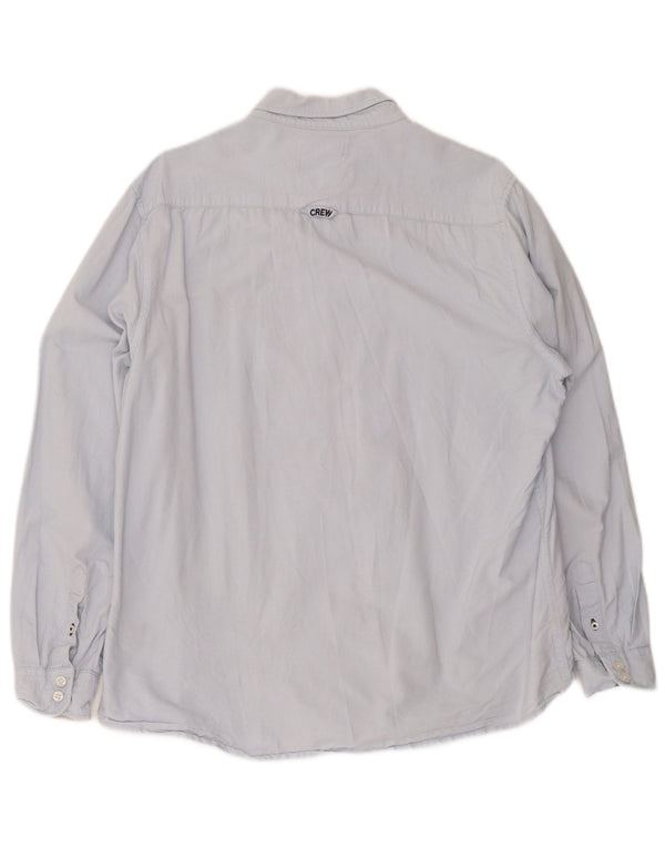 Crew Clothing Camicia slim fit da uomo XL in cotone blu