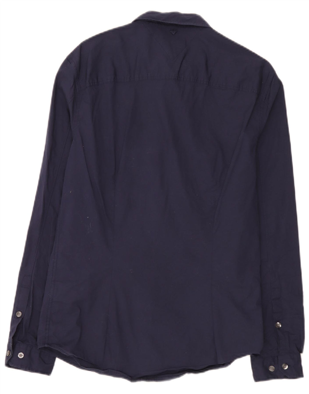 Camicia slim da uomo Tommy Hilfiger cotone medio blu navy