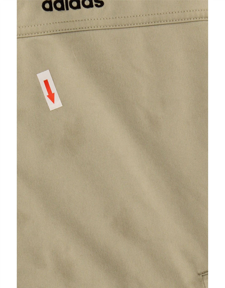 Giacca da tuta da uomo Adidas UK 38/40 poliestere kaki medio
