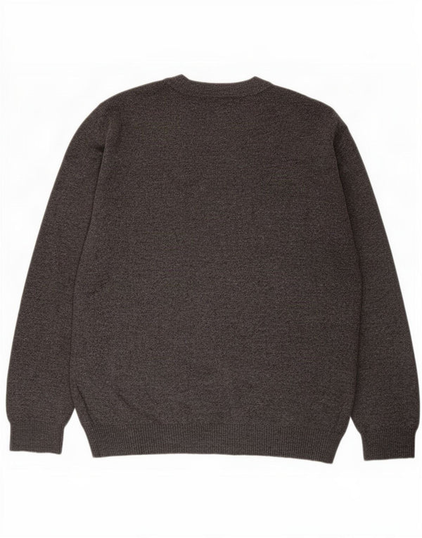 Maglione maglione girocollo da uomo Marlboro Classics 2XL lana grigia
