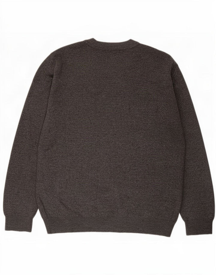Maglione maglione girocollo da uomo Marlboro Classics 2XL lana grigia