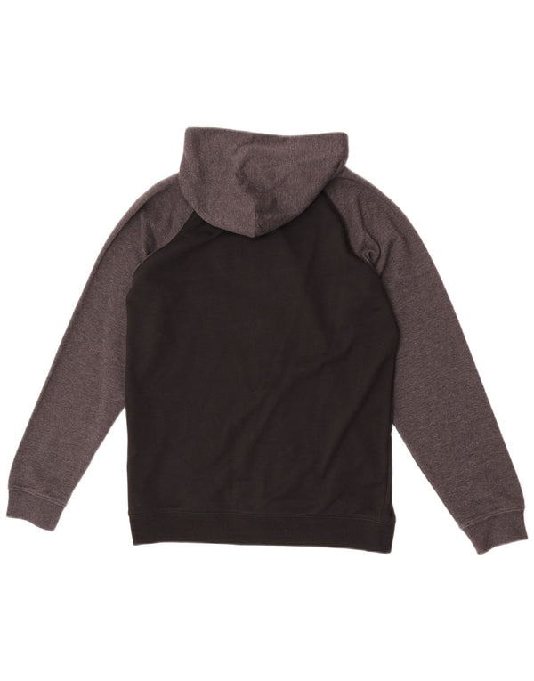 Felpa con cappuccio e zip Quiksilver per ragazzi, 13-14 anni, grande, colore nero