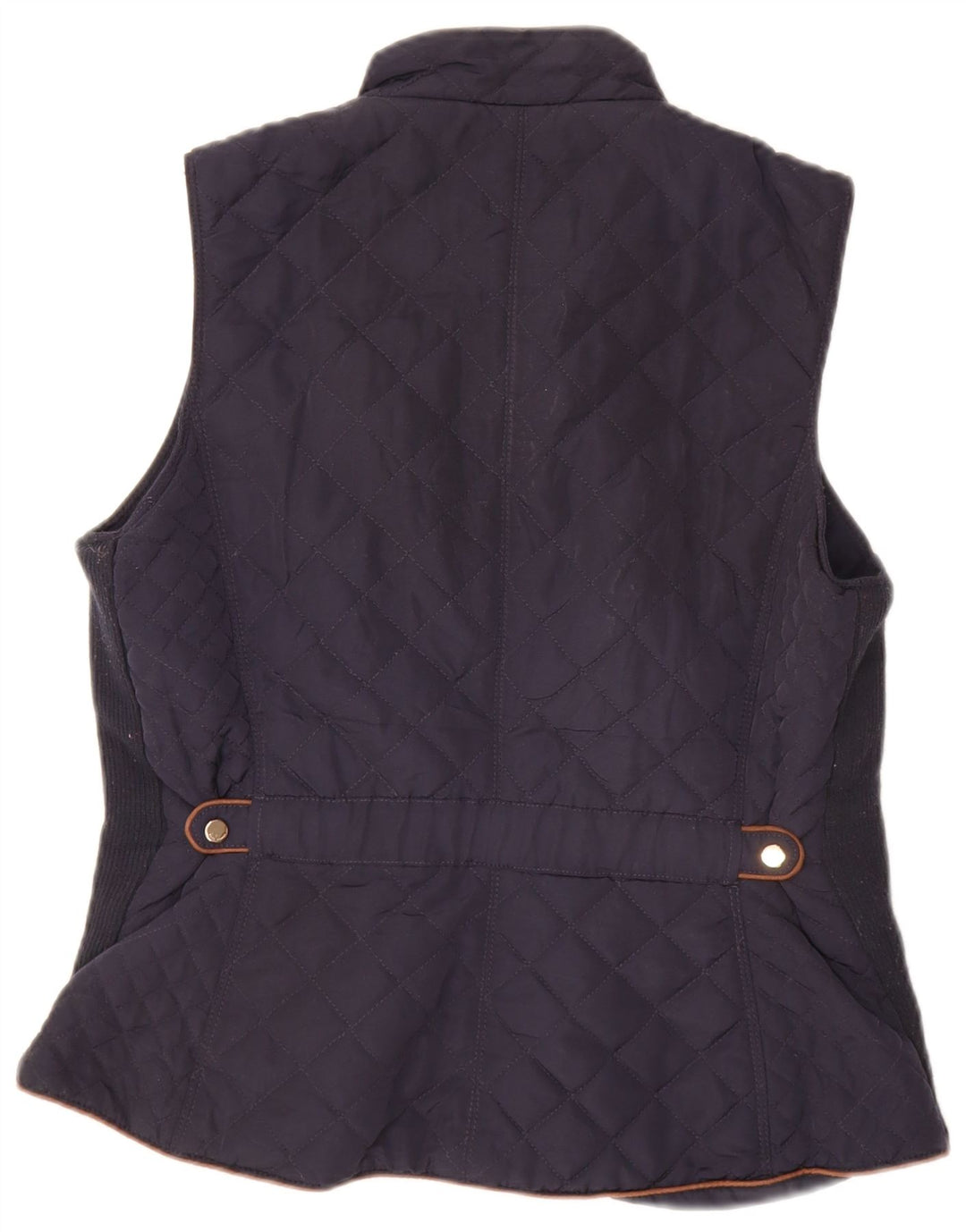 Gilet trapuntato da donna Zara UK 16 grande blu navy