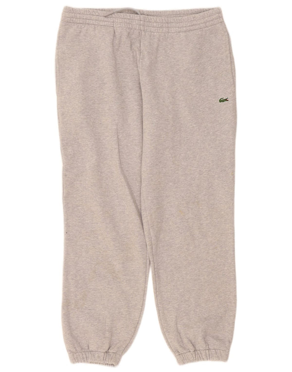 Pantaloni da tuta da uomo Lacoste Regular Fit da jogging taglia 6 XL grigio chiazzato
