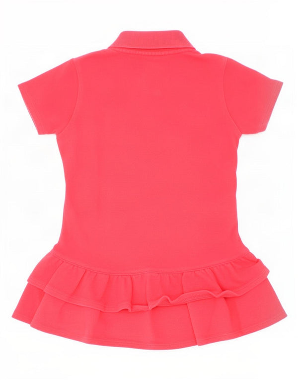 Abito Polo Benetton Neonata 18-24 Mesi Rosso