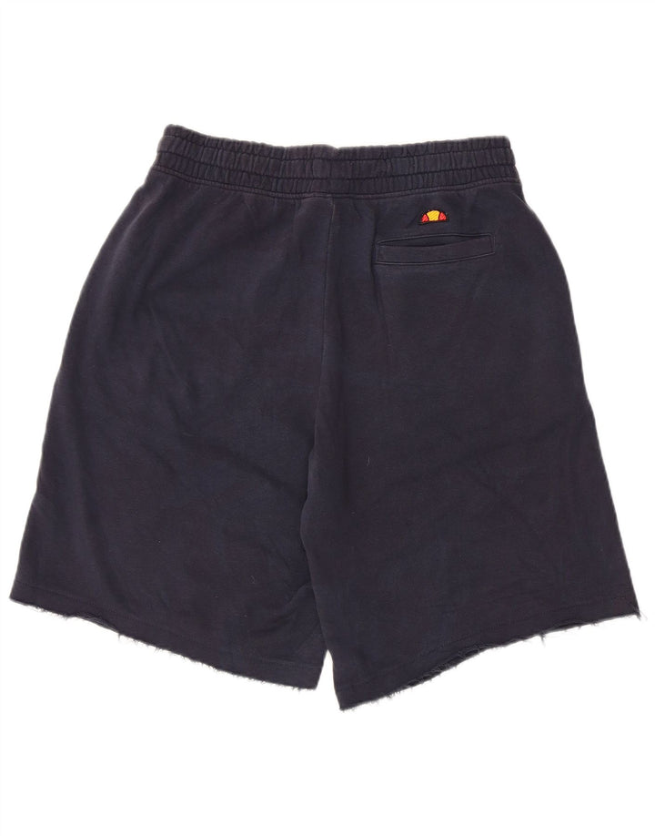 Pantaloncini sportivi grafici da uomo Ellesse di grandi dimensioni in cotone blu navy