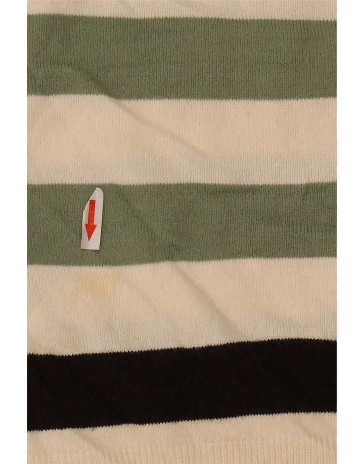 Maglione maglione con scollo a V da donna Marks & Spencer UK 16 grande multicolore