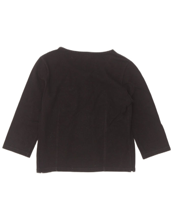 Camicetta da donna con maniche a 3/4 Sergio Tacchini UK 10 piccola nera
