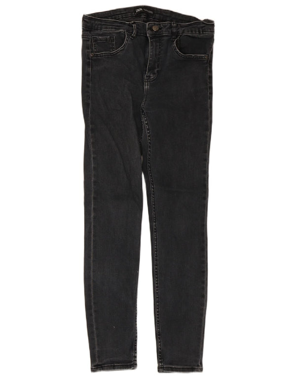 Jeans skinny da donna Zara EU 40 medio W30 L27 cotone grigio