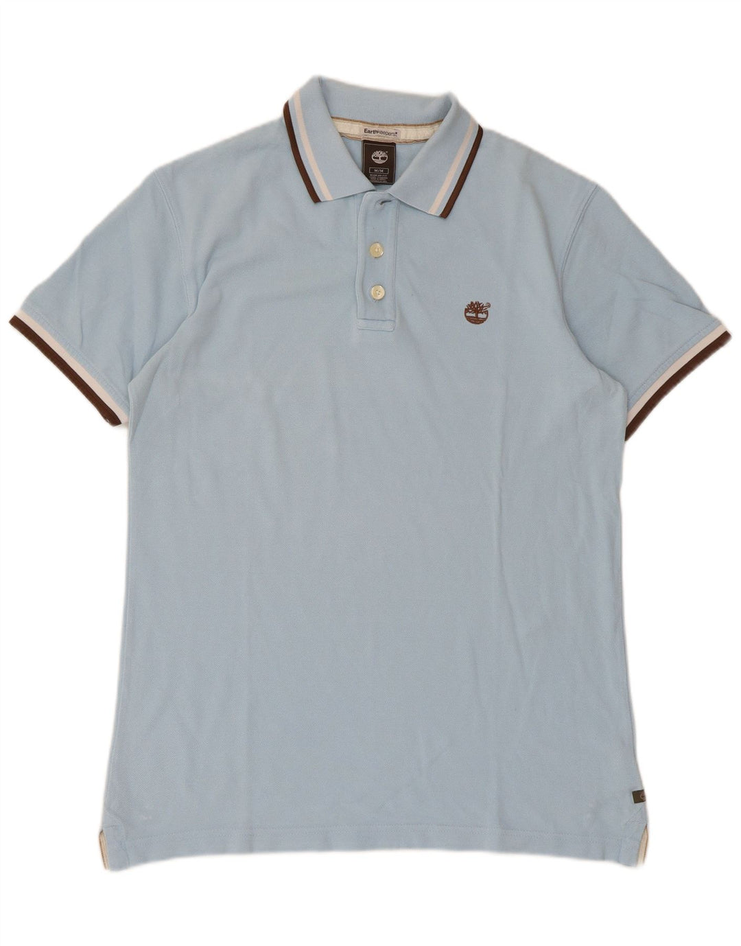 Polo Timberland da uomo Earthkeepers vestibilità regolare blu medio a righe