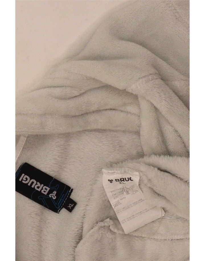 Giacca in pile da uomo Brugi UK 42 XL poliestere grigio